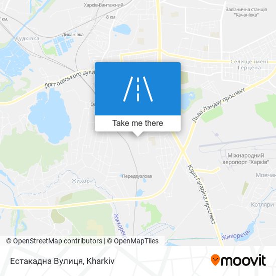 Естакадна Вулиця map