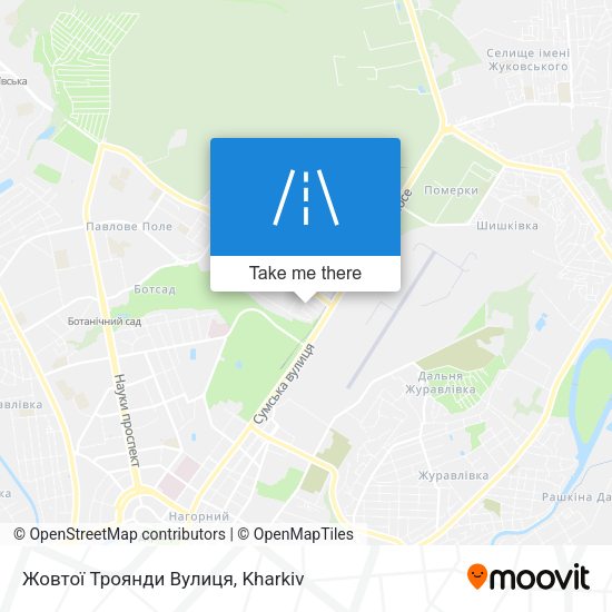 Жовтої Троянди Вулиця map
