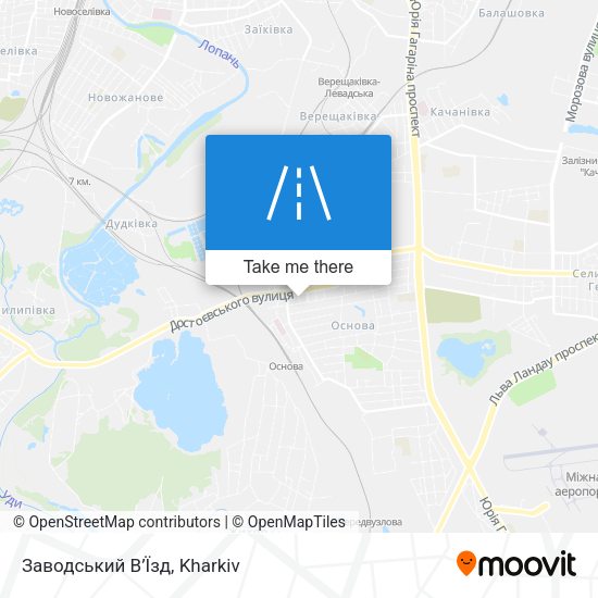 Заводський В’Їзд map