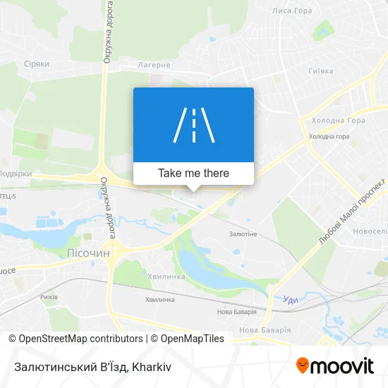 Карта Залютинський В’Їзд