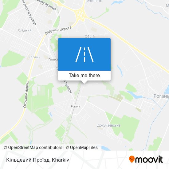 Кільцевий Проїзд map