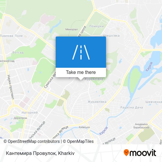 Карта Кантемира Провулок