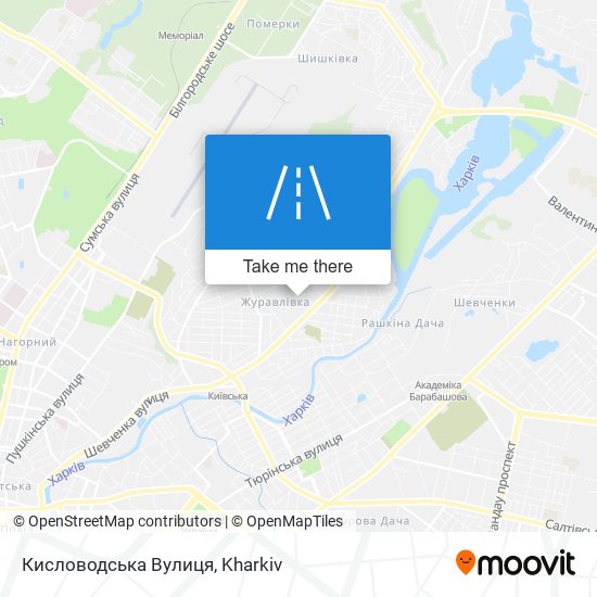 Кисловодська Вулиця map