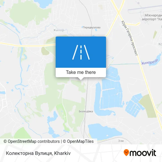 Карта Колекторна Вулиця