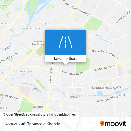 Карта Кольський Провулок
