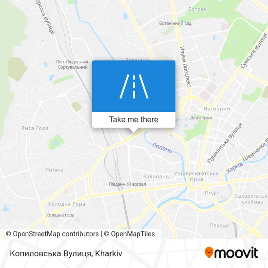 Карта Копиловська Вулиця