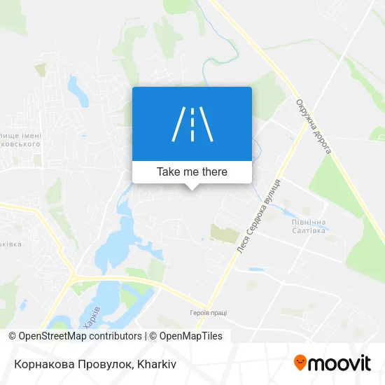 Карта Корнакова Провулок