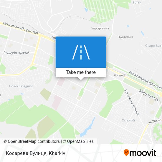 Косарєва Вулиця map