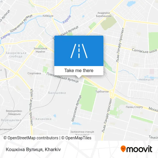 Карта Кошкіна Вулиця