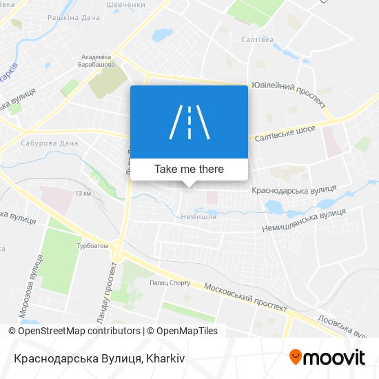 Краснодарська Вулиця map