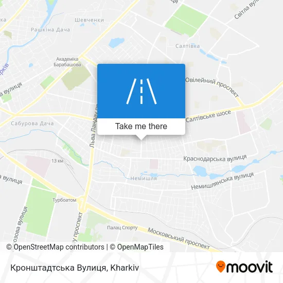 Карта Кронштадтська Вулиця