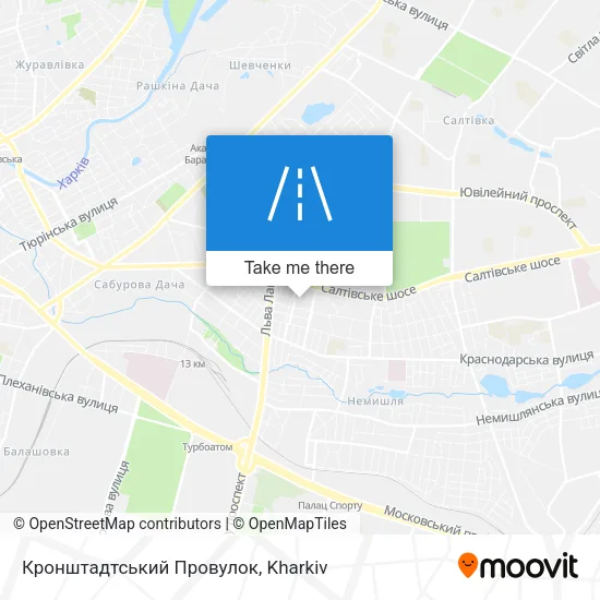 Карта Кронштадтський Провулок