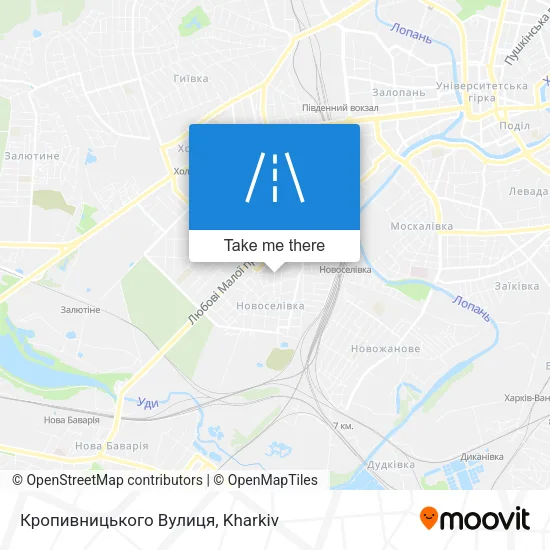 Карта Кропивницького Вулиця