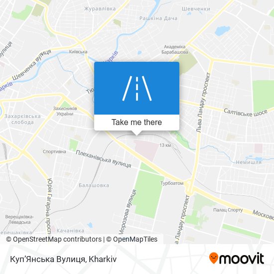 Куп’Янська Вулиця map