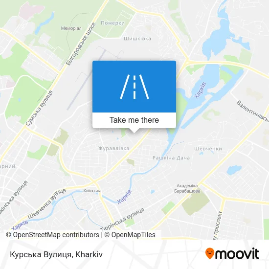 Карта Курська Вулиця