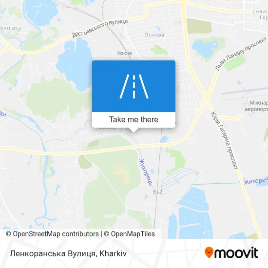 Карта Ленкоранська Вулиця