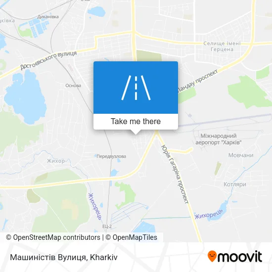 Карта Машиністів Вулиця