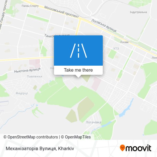 Механізаторів Вулиця map