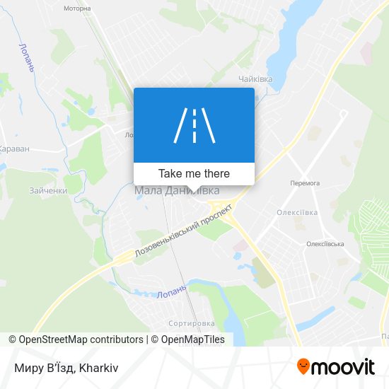 Миру В’Їзд map