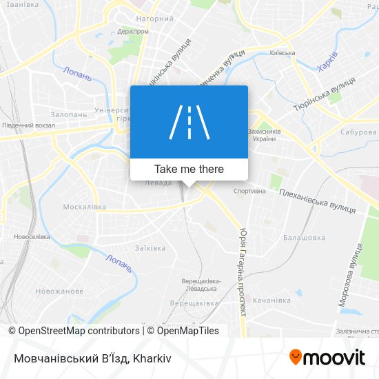 Мовчанівський В’Їзд map