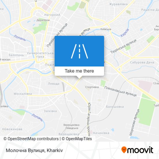Молочна Вулиця map