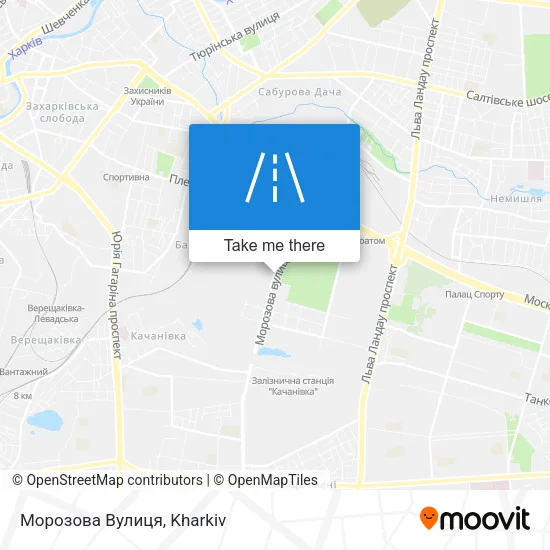 Карта Морозова Вулиця