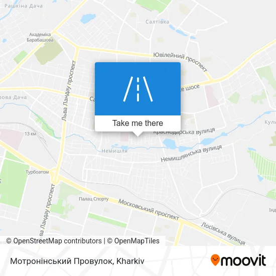 Карта Мотронінський Провулок