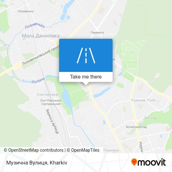 Музична Вулиця map