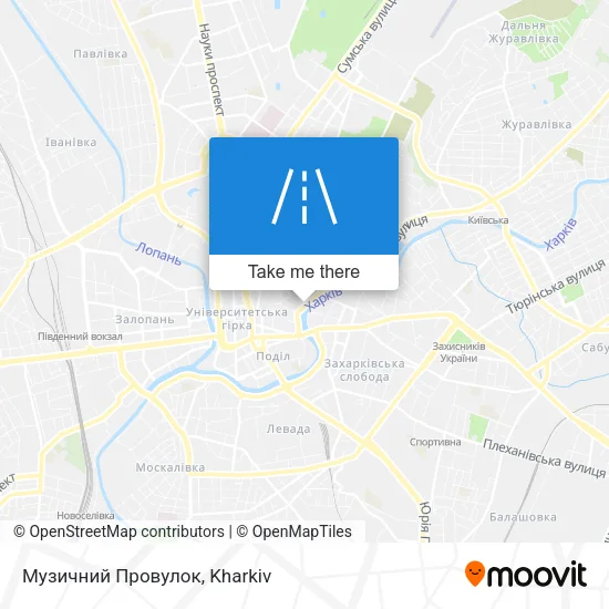 Карта Музичний Провулок
