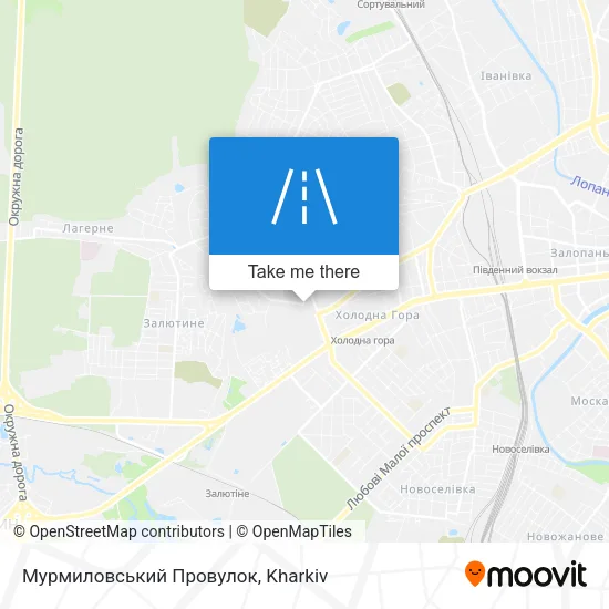 Карта Мурмиловський Провулок