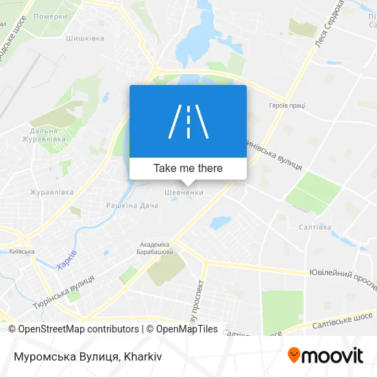 Карта Муромська Вулиця