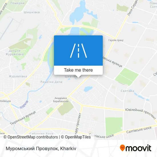 Карта Муромський Провулок