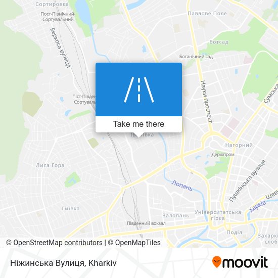 Ніжинська Вулиця map
