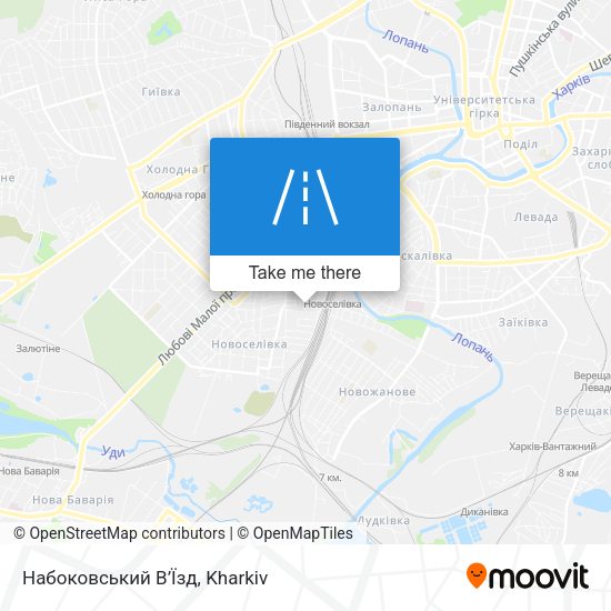 Набоковський В’Їзд map