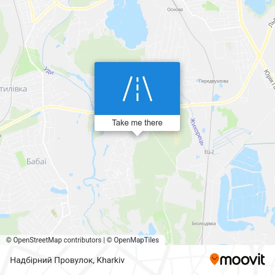 Карта Надбірний Провулок