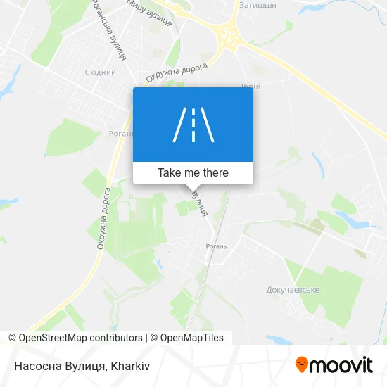 Карта Насосна Вулиця