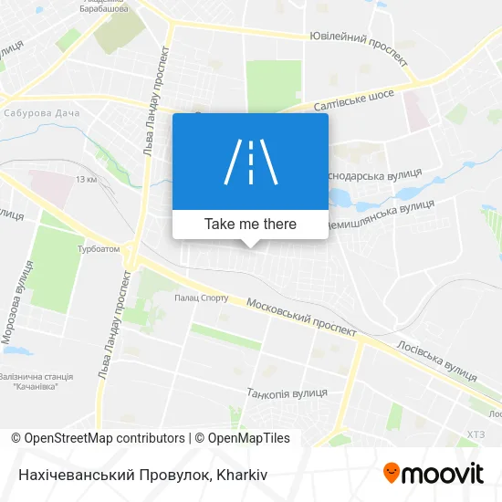 Карта Нахічеванський Провулок