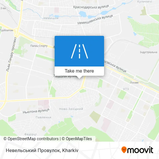 Карта Невельський Провулок
