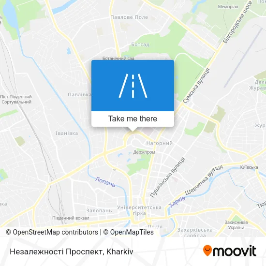 Карта Незалежності Проспект