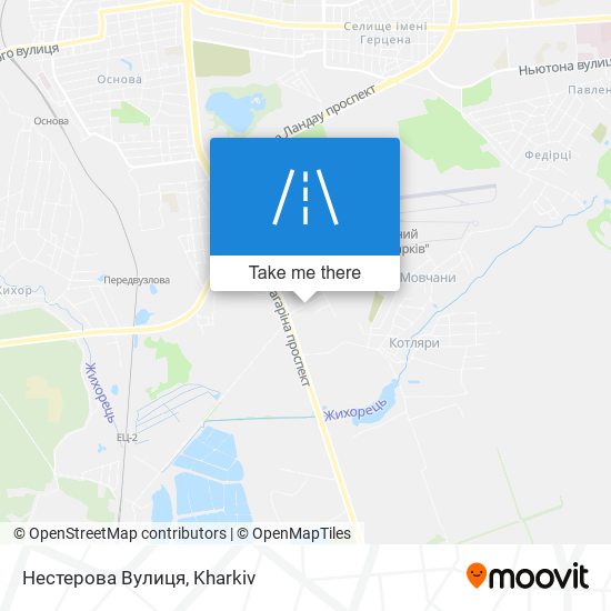 Нестерова Вулиця map