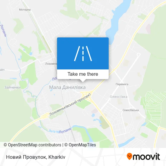 Карта Новий Провулок