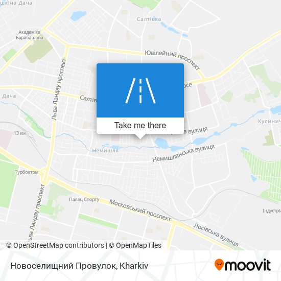 Новоселищний Провулок map