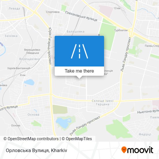 Орловська Вулиця map