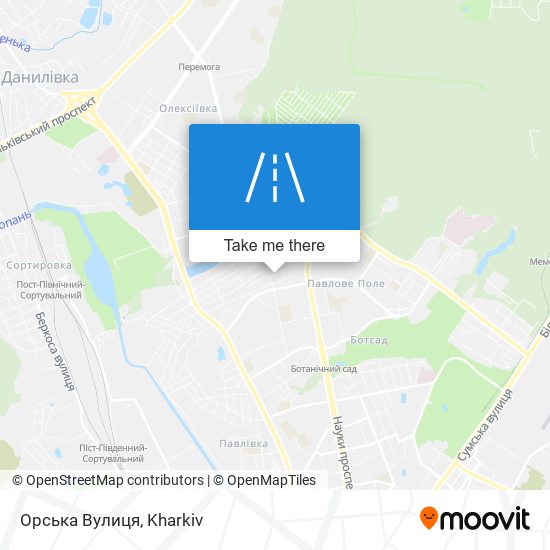 Орська Вулиця map