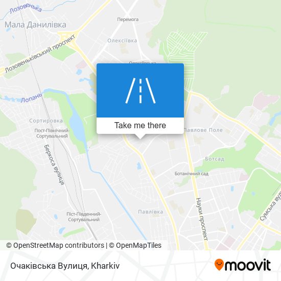 Очаківська Вулиця map