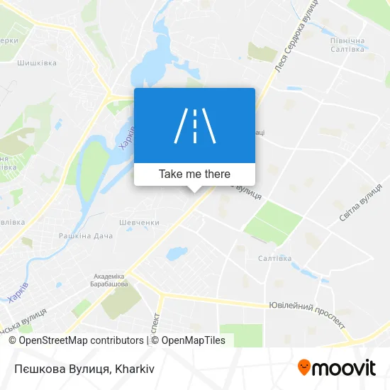 Карта Пєшкова Вулиця