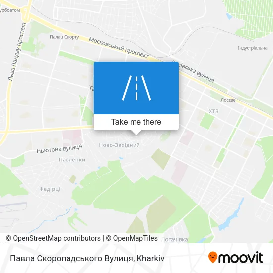 Карта Павла Скоропадського Вулиця