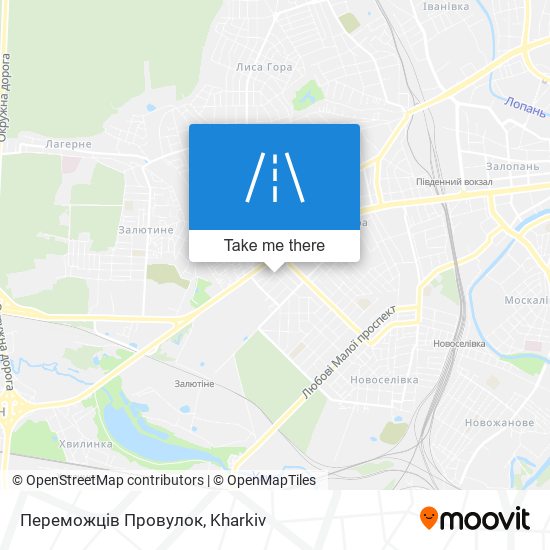 Переможців Провулок map