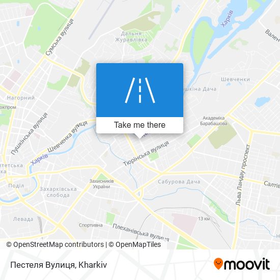 Пестеля Вулиця map