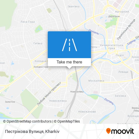 Пестрікова Вулиця map